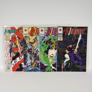4 Book‎ Lot NINJAK 0, 2-4 Abnett Lanning Moretti Bolinger | Valiant Comics 1994